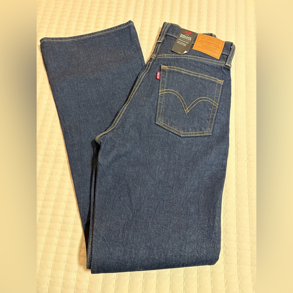 Levi's Deep Indigo Ribcage jeans